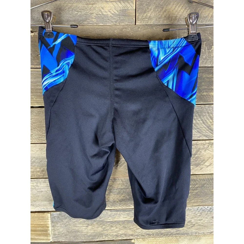 The Finals Men's Swim Jammers Black Blue Endurotech Sz 25